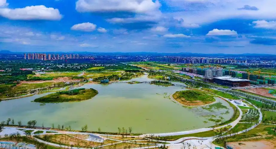 南报融媒体记者 冯芃 摄空港新城位于国家(南京)临空经济示范区江宁