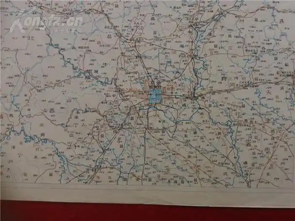 《明  顺天府》地图一张