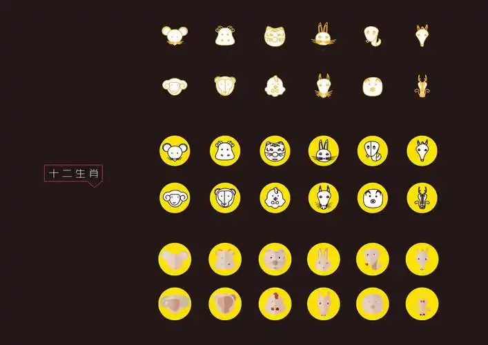12生肖icon设计|ui|图标|poon2 - 原创作品 - 站酷 (zcool)