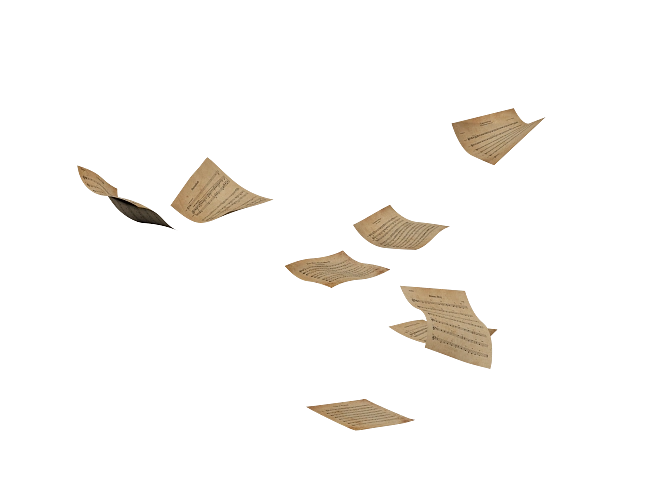 飘落的纸张素材