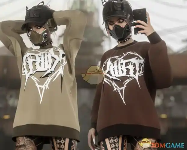 《赛博朋克2077》axv地雷系女孩卫衣mod