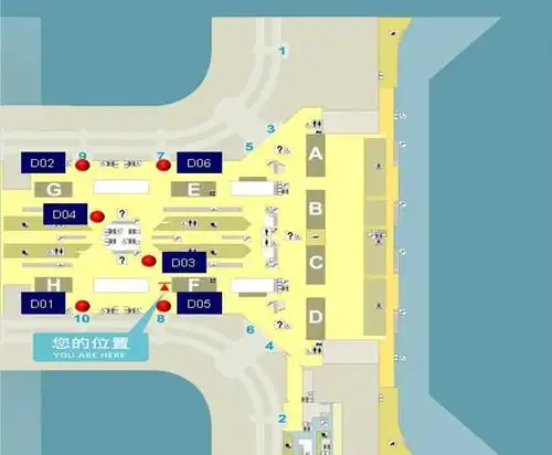 东方航空mu5355在虹桥机场的哪个航站楼