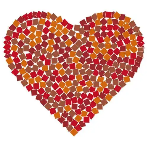 马赛克的心图,马赛克的心图