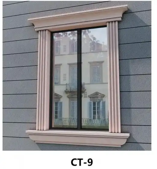 奉贤外墙窗套线条,上海外墙装饰线条,eps线条发泡陶瓷线条 - 抖音