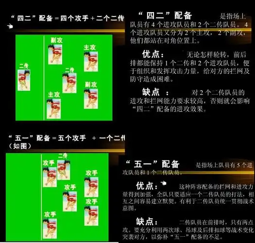 排球阵容配备及其优缺点分析