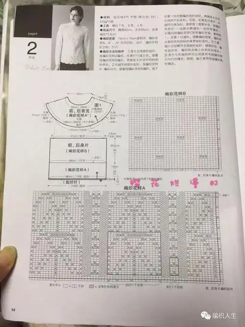 白雪公主志田成人改版女童棒针圆育克毛衣附图解