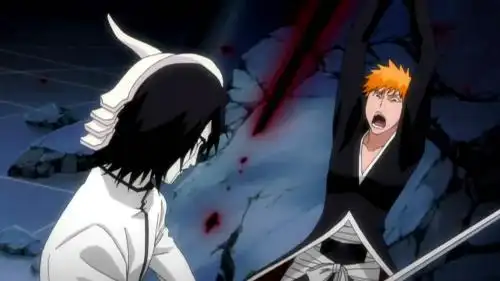 求一护和乌尔奇奥拉对打图