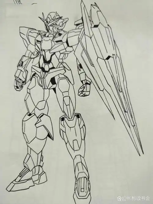 高达手绘 勾线笔:樱花