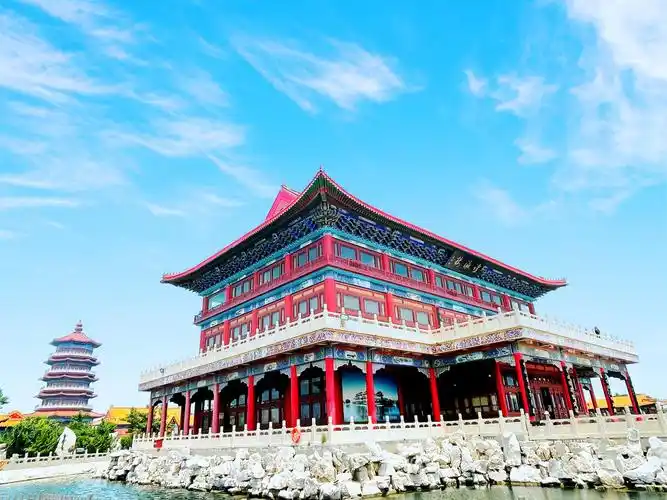 烟台蓬莱八仙渡海口的照片