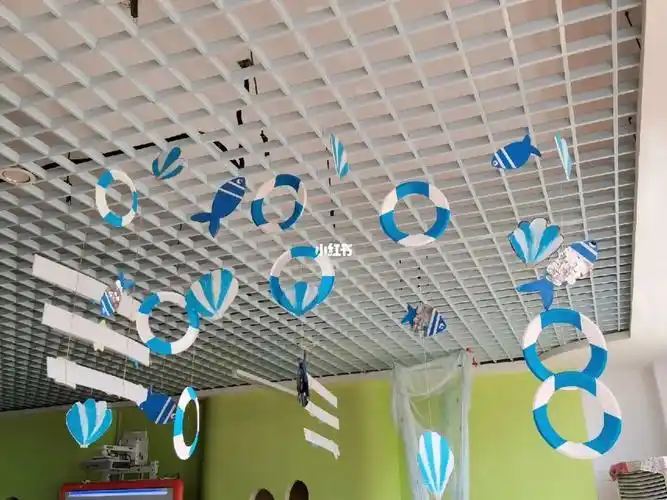 幼儿园海洋风吊饰#幼儿园吊饰环创