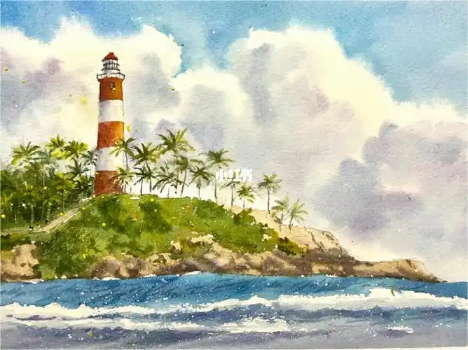 53100张水彩风景入门小教程