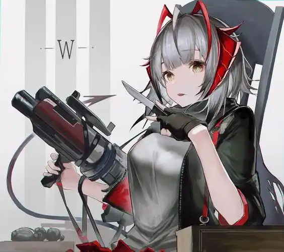 w|カラスロ的明日方舟插画图片