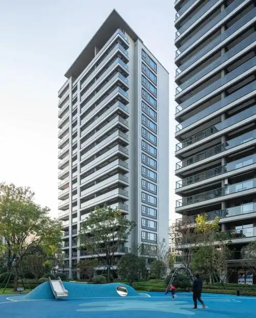 住宅立面"公建化"——标准化下的定制,简洁,精致的细节手法.