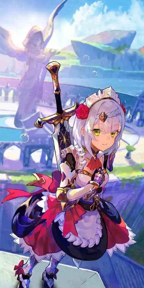 原神壁纸(诺艾尔)2