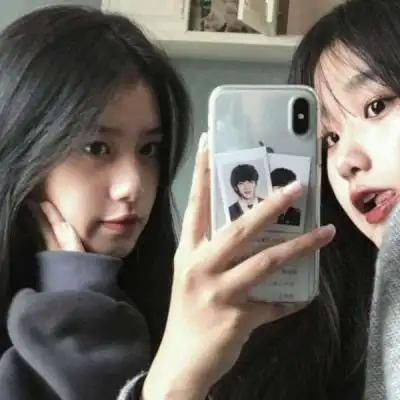 闺蜜头像两人同框一对高清仙气满满闺蜜头像真人双人同框图片