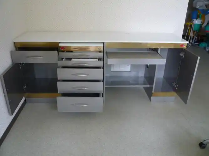 专业定做口腔医疗器械不锈钢牙科医疗柜组合柜移动柜