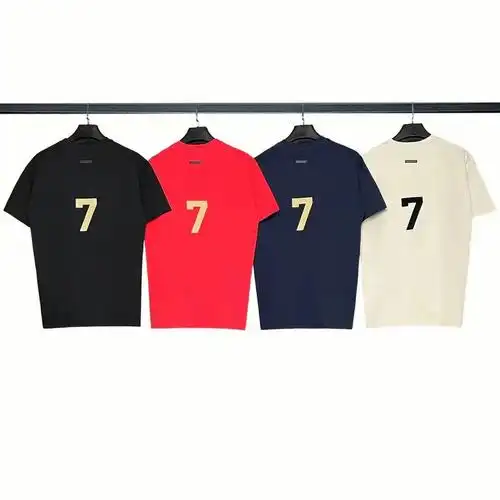 fearofgodfog第七季主线7字植绒短袖