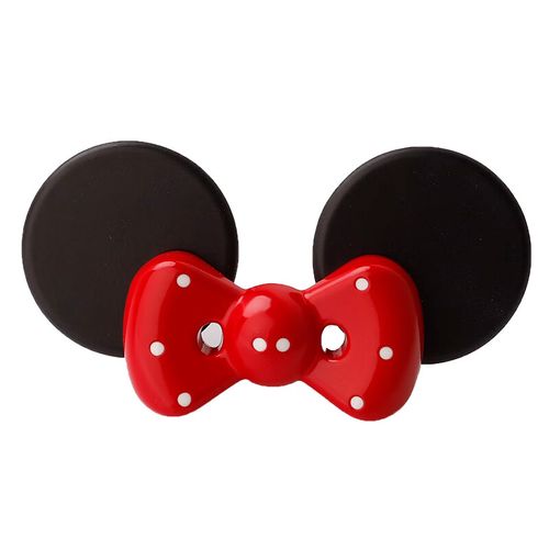 countryman 改装中控仪表台蝴蝶结车贴装饰摆件 米奇蝴蝶结【红色】