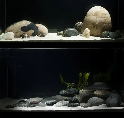 鹅卵石鱼缸造景套餐组合三湖草缸龟缸水族缸造景装饰