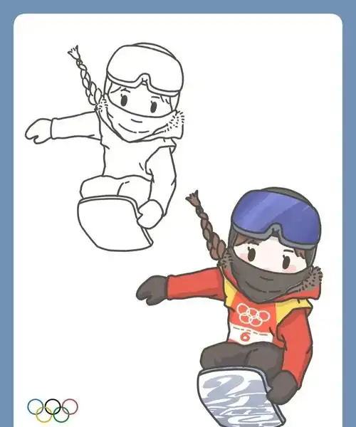 简笔|精彩难忘的北京冬奥会 - 简笔画人物小红书 - 实验室设备网