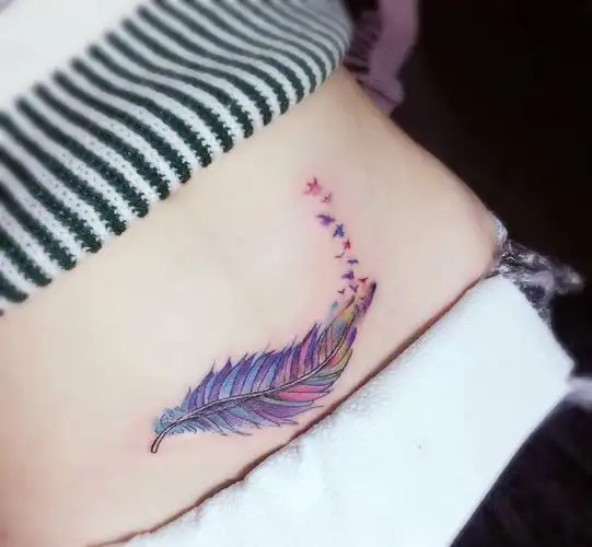 剖腹产疤痕遮盖纹身图片