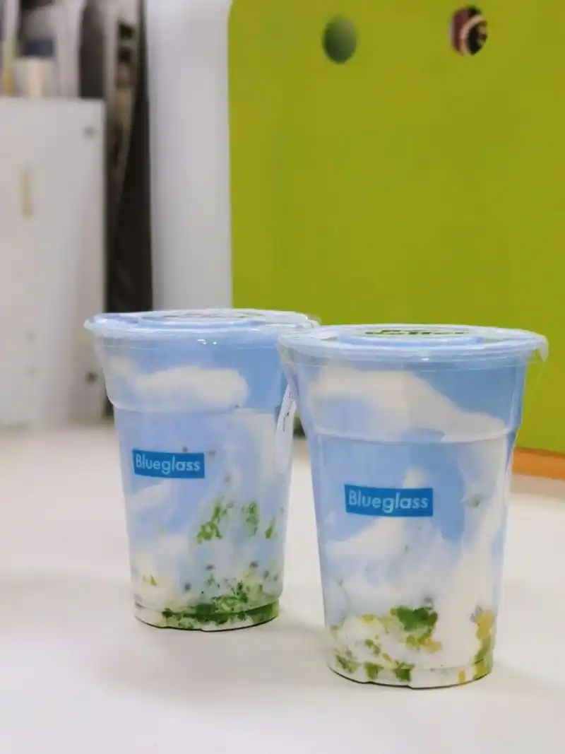 blueglass的热爱地球酸奶,一口惊艳啊 最近姐姐一直在