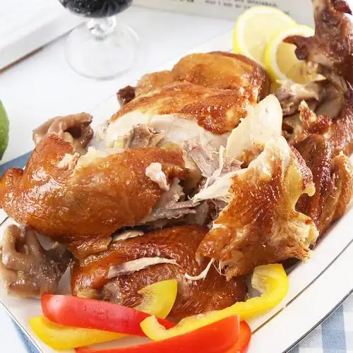 上新哈尔滨秘制烤鸡老味道830克果木烧鸡扒鸡手撕鸡熟食整鸡东北