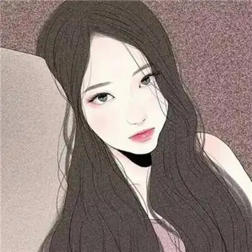 个性头像2021个性手绘女生头像彩色素描高清图真实的日子还是一个人