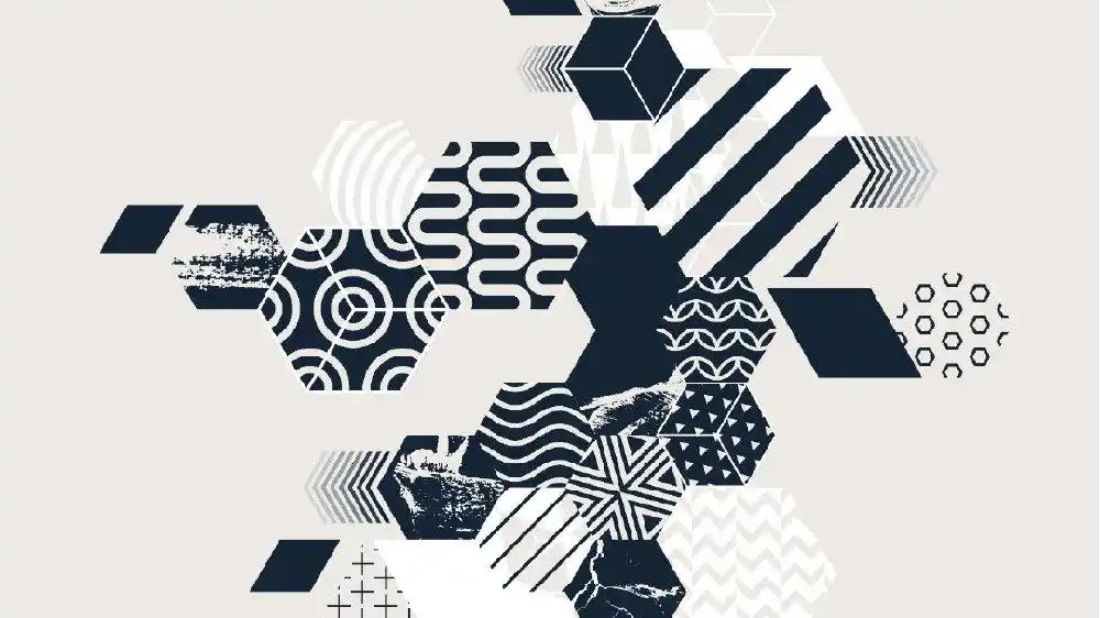 精品平面设计素材 #平面设计素材# 《40款创意时尚几何多边形图形