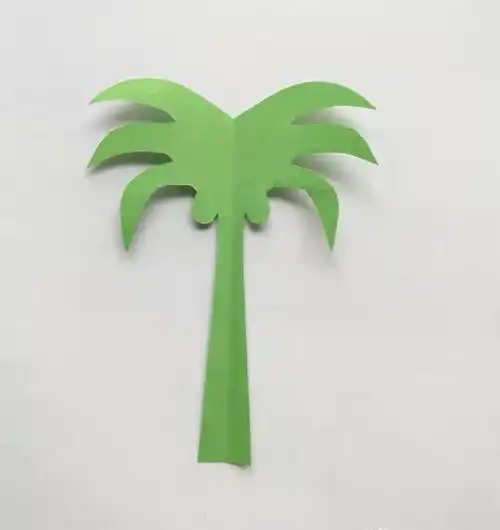 幼儿园手工剪纸花盆栽制作