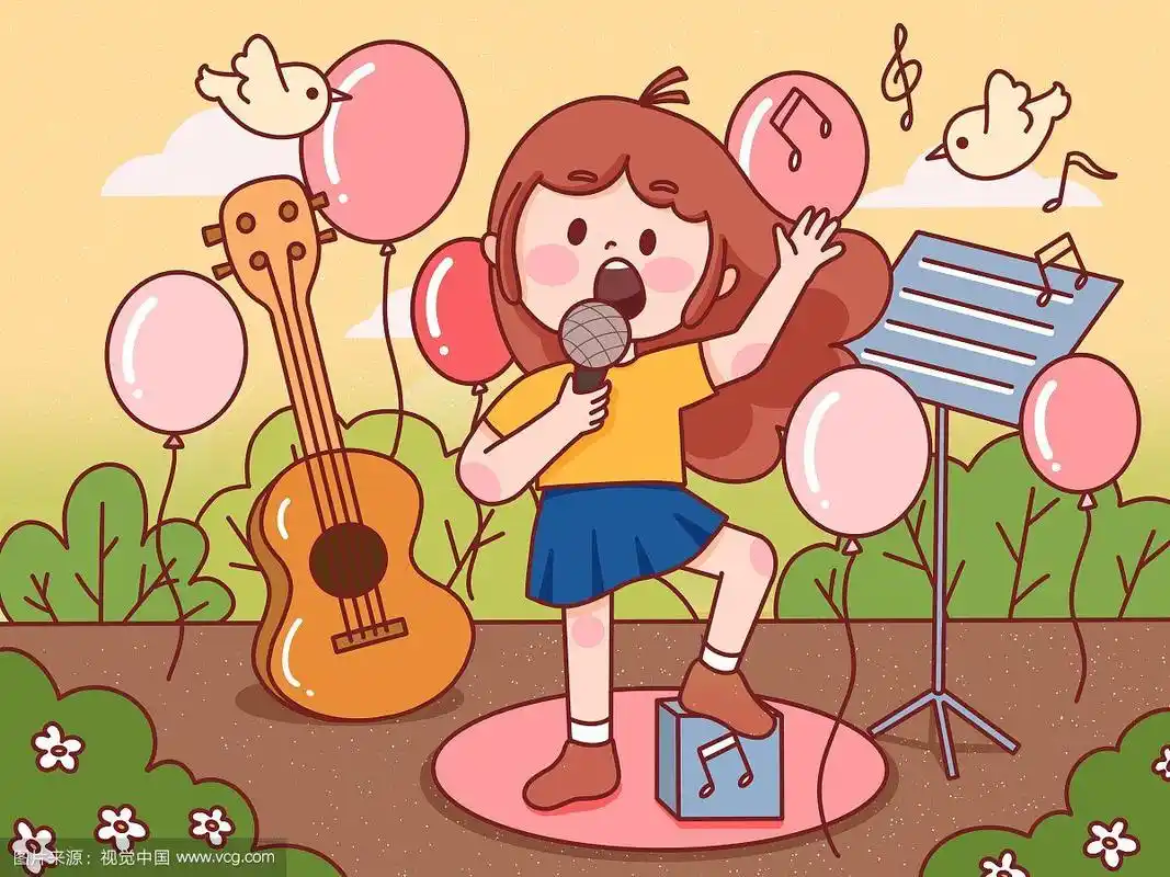唱歌的小女孩