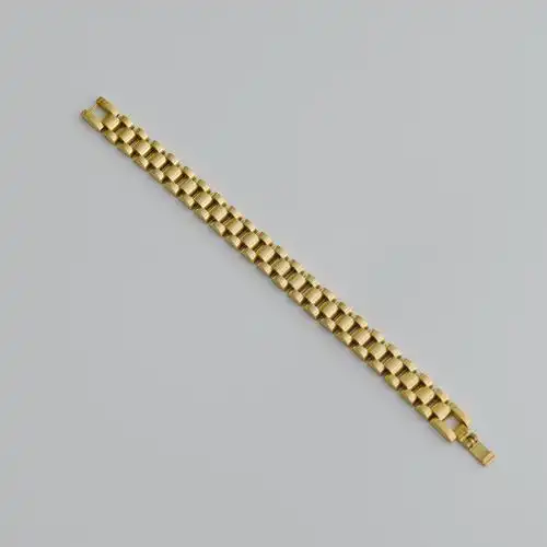 时尚不锈钢18k镀金表带链环手镯女士珠宝 - buy watch