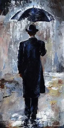 油画# 艺术欣赏 128 背影,偶然惊艳中转. 来自马修艺术伽 - 微博