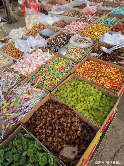 各种没见过的糖果零食
