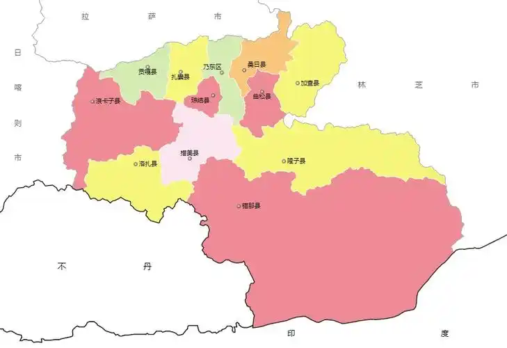 西藏自治区山南市洛扎县行政区划_区划代码_面积_人口-e5地名网