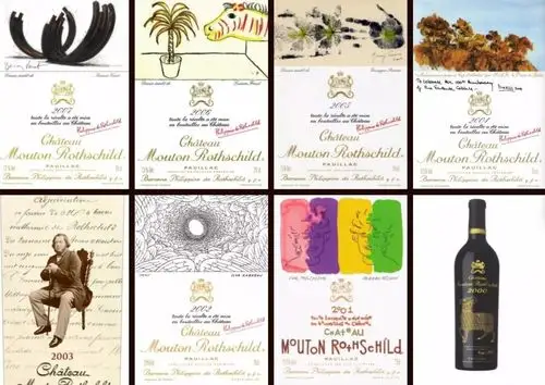 重磅木桐酒庄2015年份酒标公布艺术家来头很大但最重要的是酒标有心意