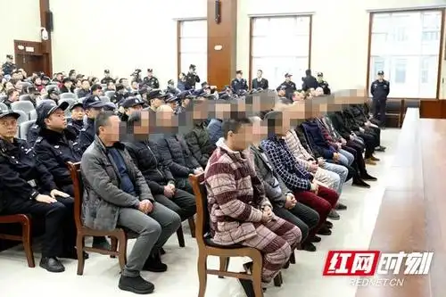 莫大力案审判现场.