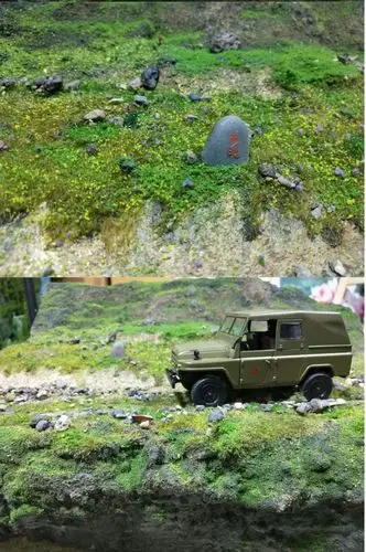 山水 模型 场景 人造景观 黏土 手工制作