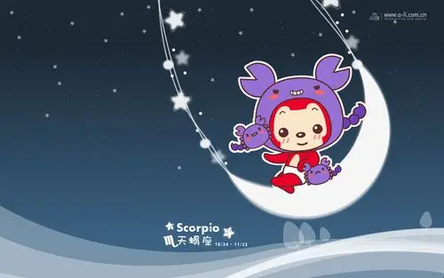 阿狸星座壁纸 天蝎座