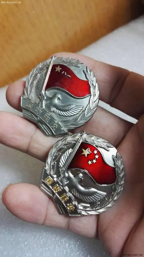 钱币天堂·交易区详情·国防服役胸章一对