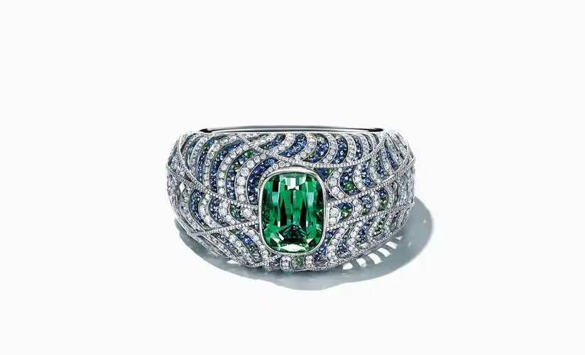 44克拉绿碧玺手镯. | tiffany & co.