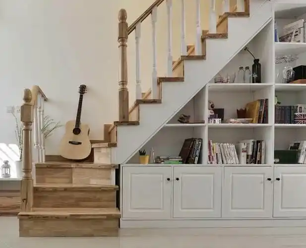 张家界中达装饰公司设计效果图推荐--复试楼梯柜