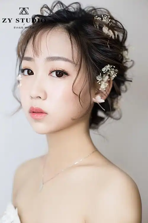 韩式清新实用新娘造型