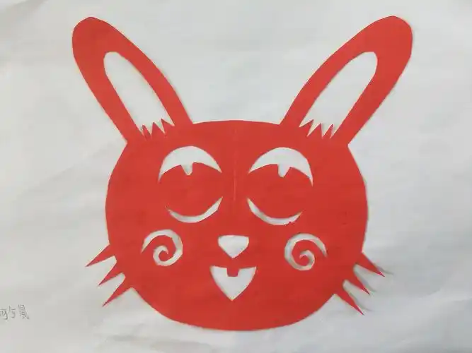 瓯北二小201505班剪纸课堂作业小展台(小兔子)