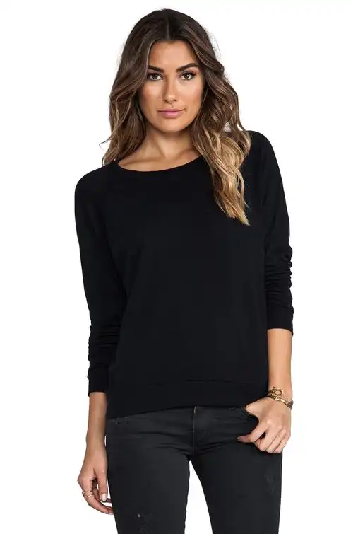 nation ltd 牛角袖运动衫 – black