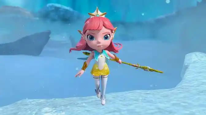 猪猪侠:国王打不过聂墨西斯,珊瑚公主主动应战,能否胜利?