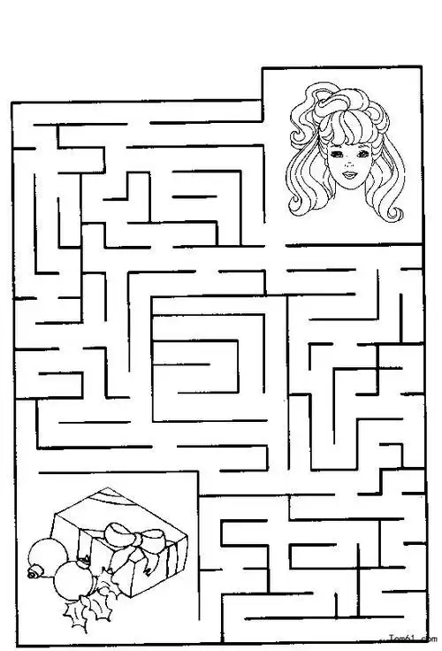 迷宫-简笔画图片-儿童资源网手机版简单有陷阱迷宫简笔画迷宫-简笔画