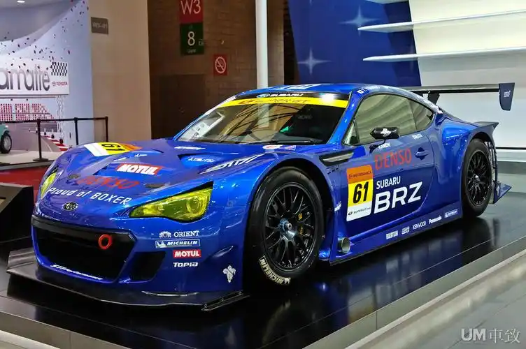 实拍斯巴鲁brz gt300赛车