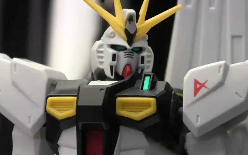 【4k实拍】万代gu 高达宇宙 牛高达nu高达v高达阿姆罗 gundam