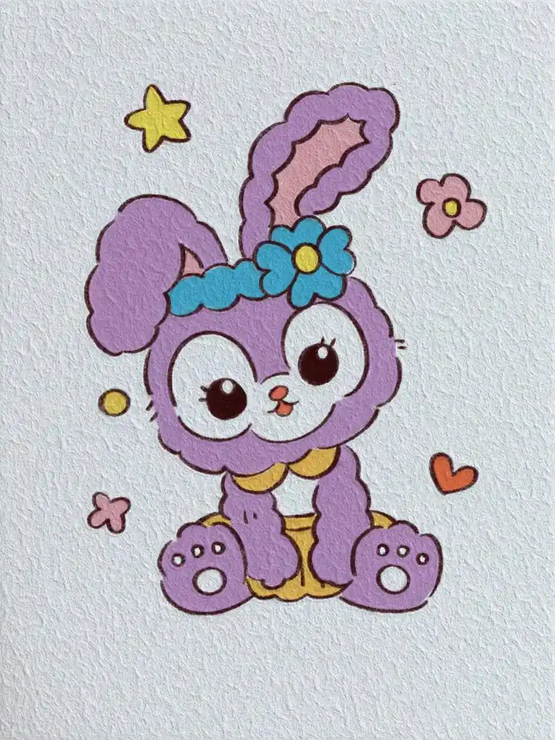 画一只星黛露小可爱95 这次是涂色版